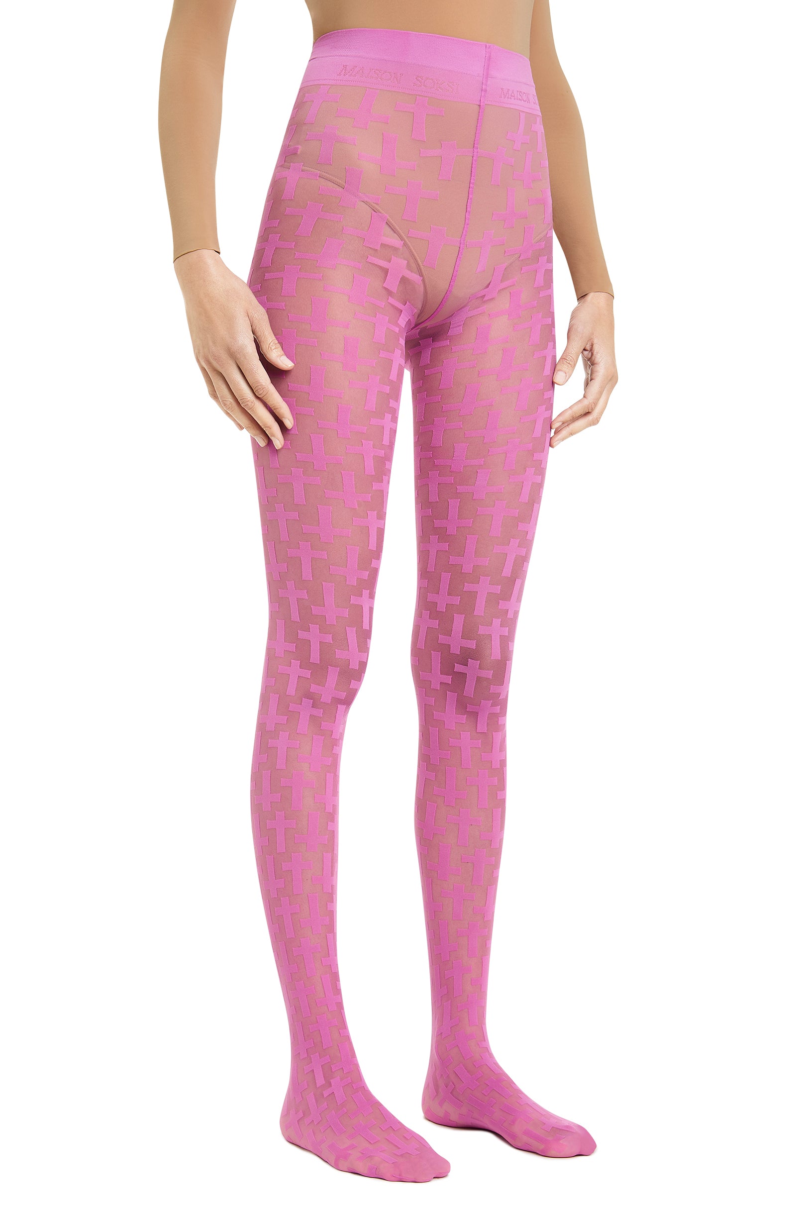 Cross – Plum Tights – MaisonSoksi