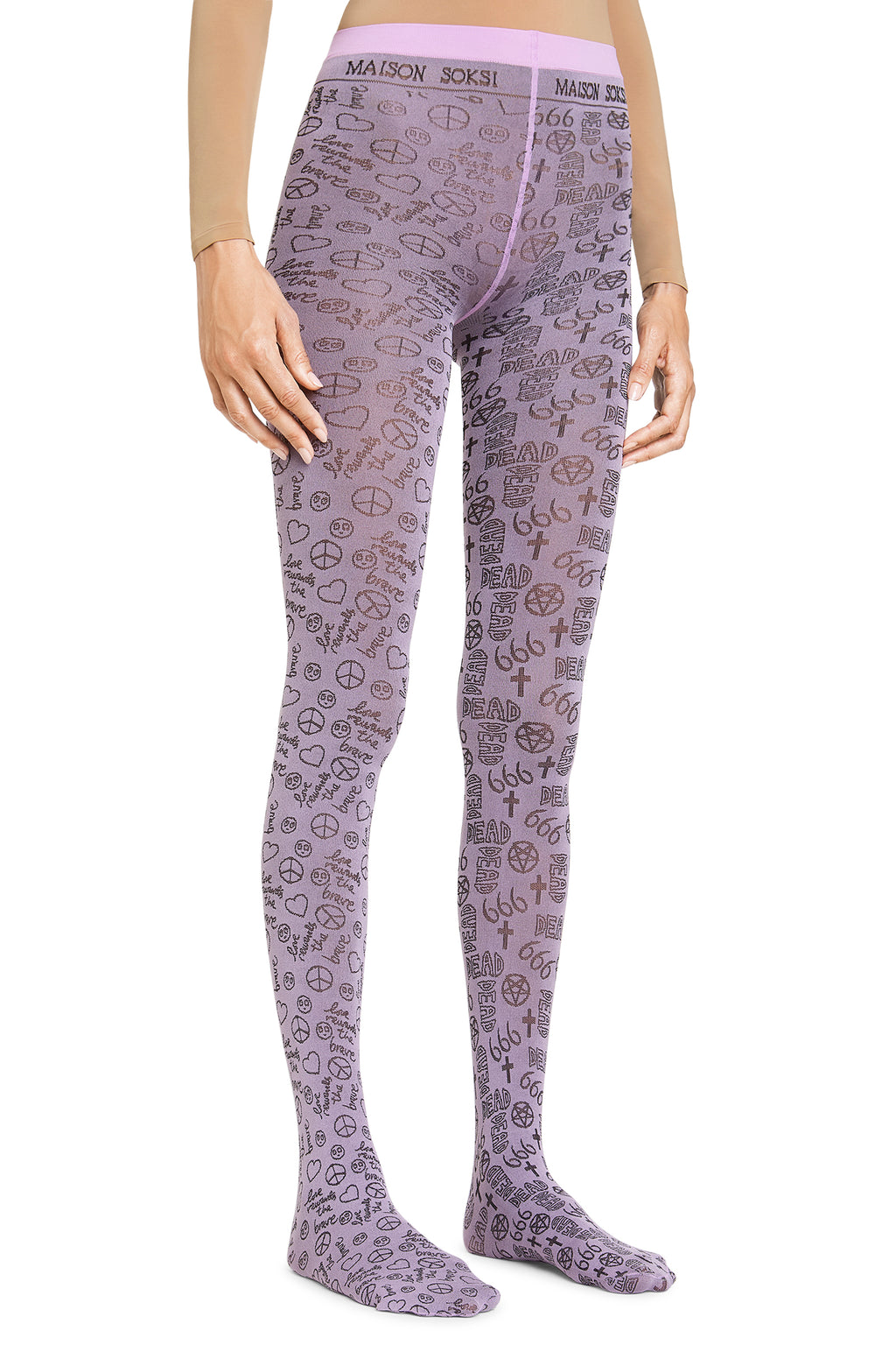666 – Moderate Purple Tights