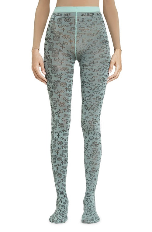 666 – Sage Green Tights