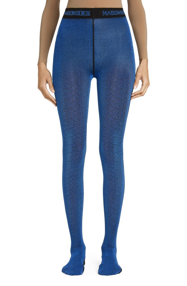 No Soul – Electric Blue, Black Tights