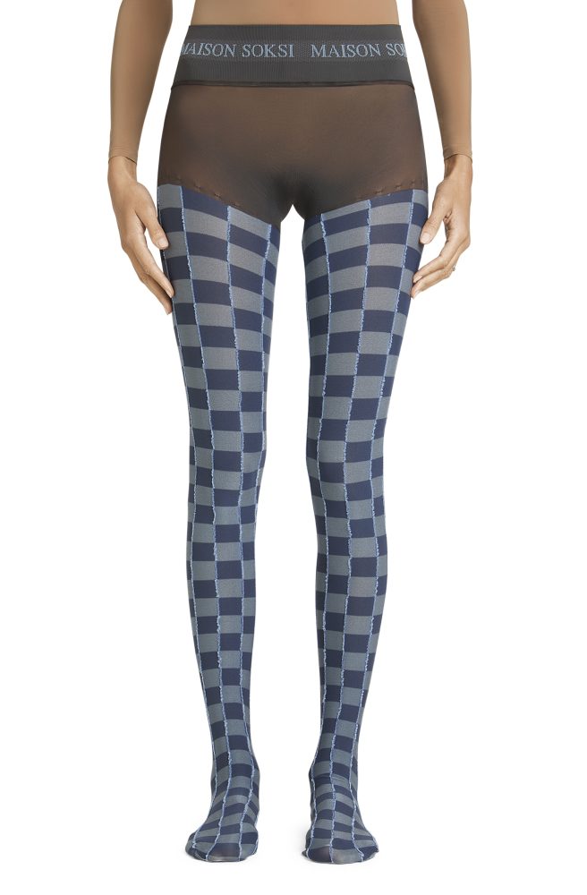 Alienation – Grey, Blue Tights