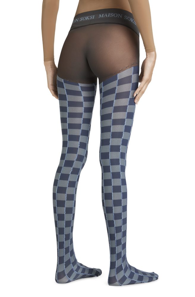 Alienation – Grey, Blue Tights