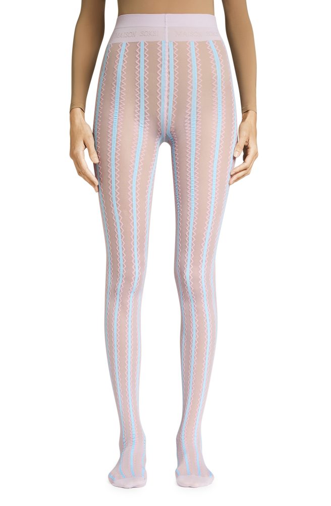 Antoinette – Pink, Light Blue, Light Purple Tights