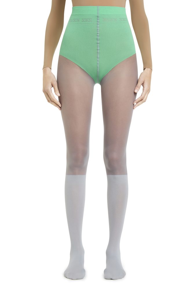 Astral – Grey, Green Tights