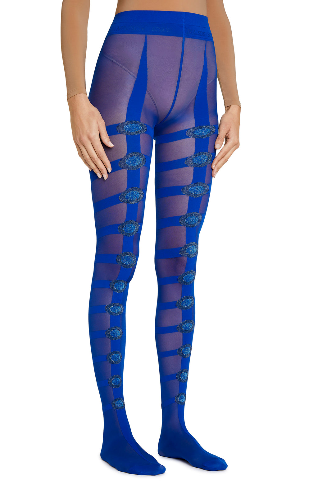 Breakfast at Tiffany’s – Blue, Grey Sky Tights