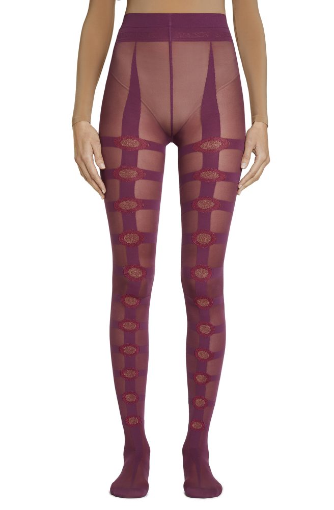 Breakfast at Tiffany’s – Bordeaux, Red Auburn Tights