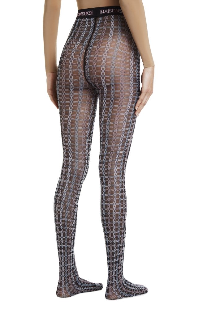 Coco – Black, Blue, Multicolour Tights