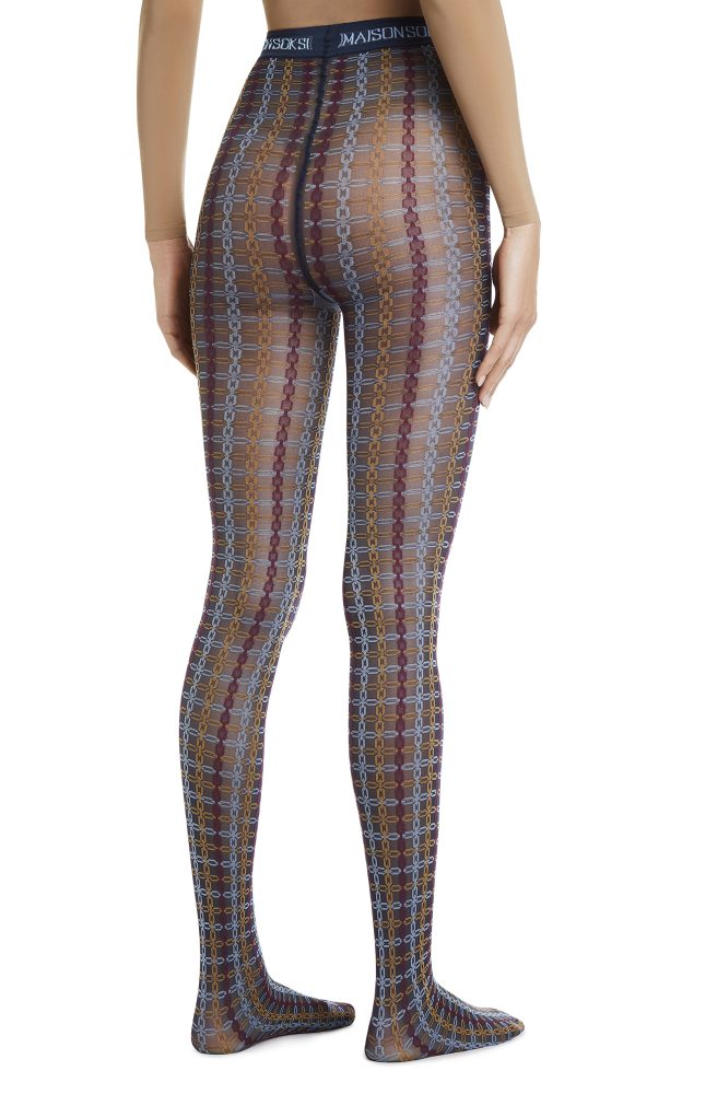 Coco – Blue, Red, Multicolour Tights