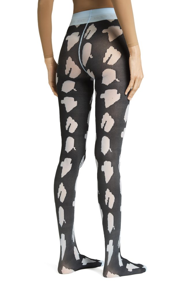 Crazy For It – Black, Light Blue Tights