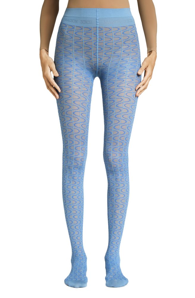 Cuckoo – Nautical, Blue Tights – MaisonSoksi
