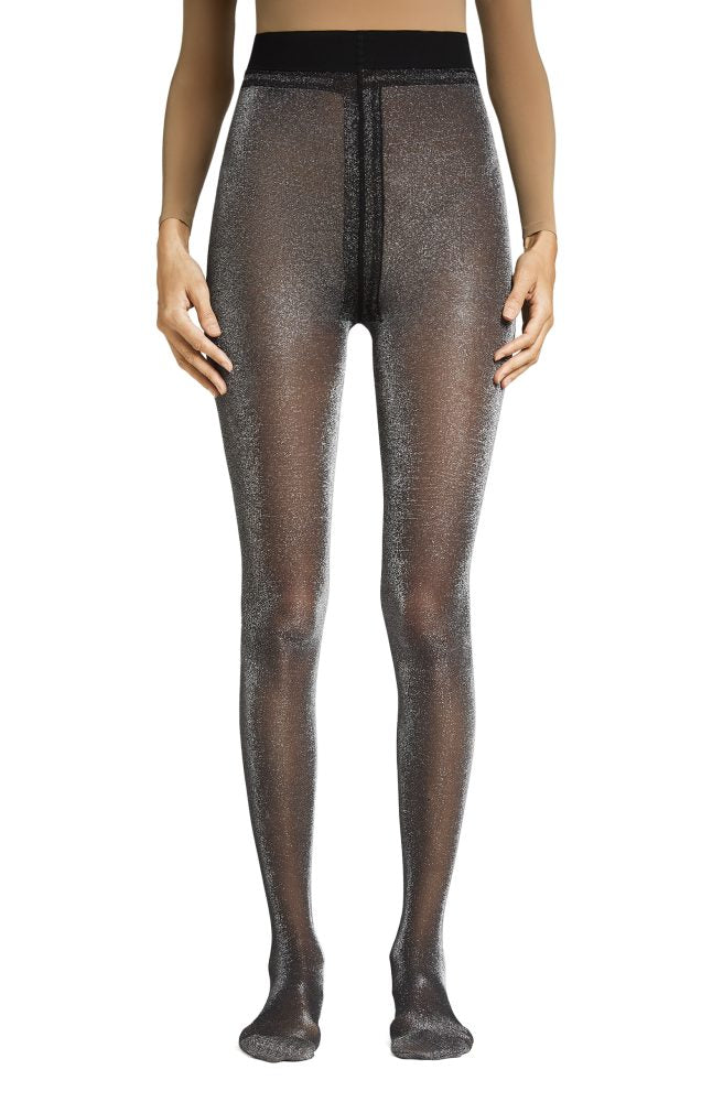 MS Disco – Black, Silver Tights