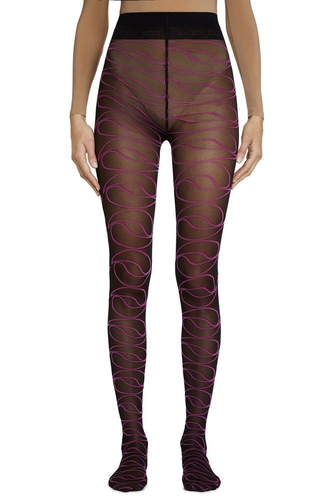 Haute Couture – Black, Geranio Tights