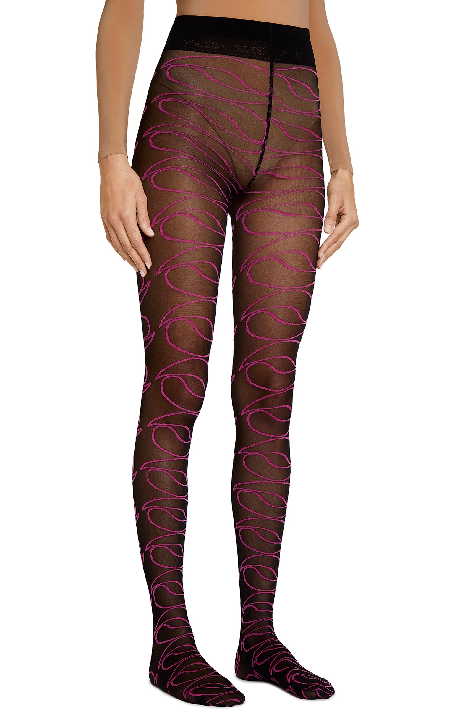 Haute Couture – Black, Geranio Tights