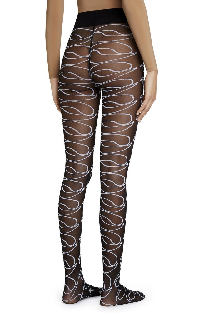 Haute Couture – Black, White Tights