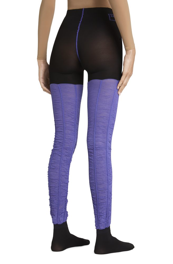 Honey High – Black, Purple Tights