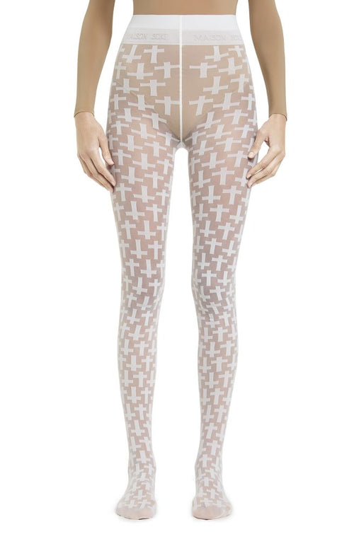 Cross – Off White Tights