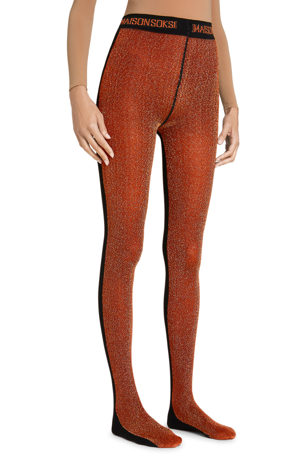 No Soul – Orange, Black Tights