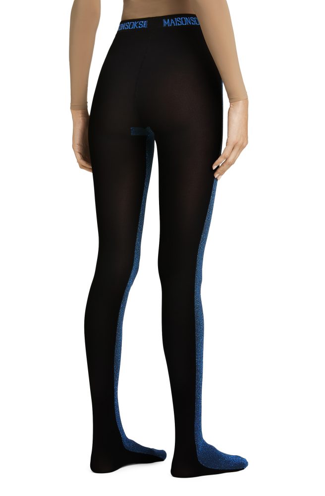 No Soul – Electric Blue, Black Tights