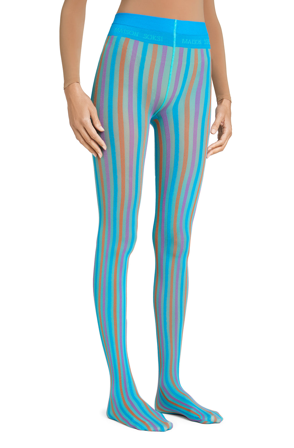 Interloper – Multicolour, Aquamarine Tights