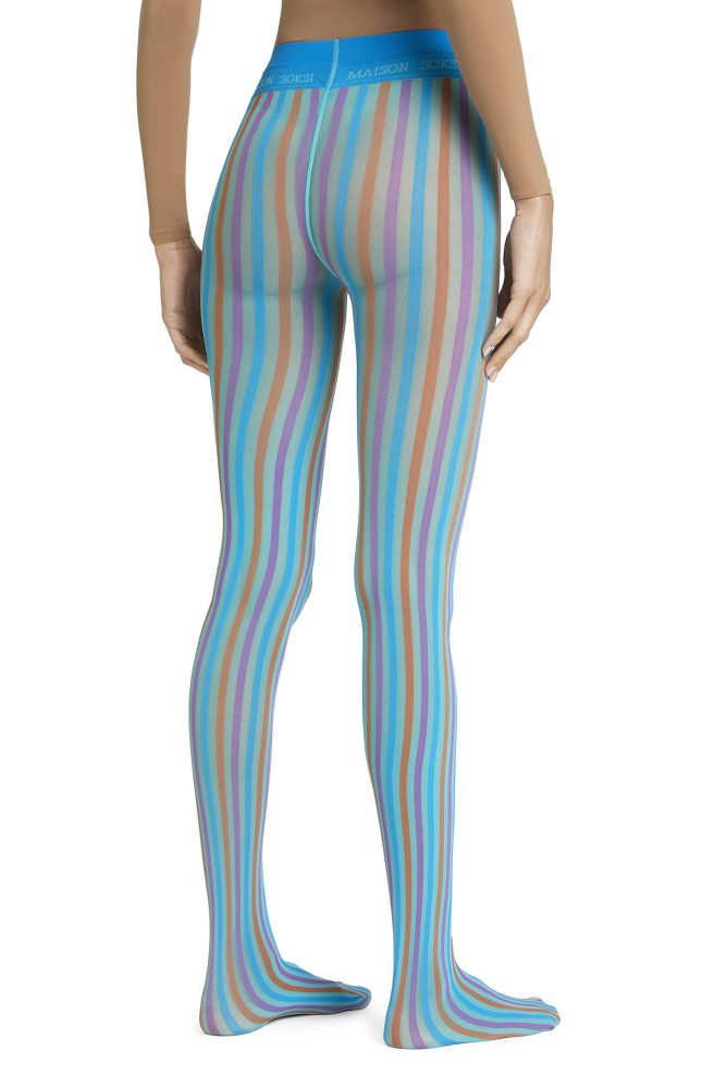 Interloper – Multicolour, Aquamarine Tights