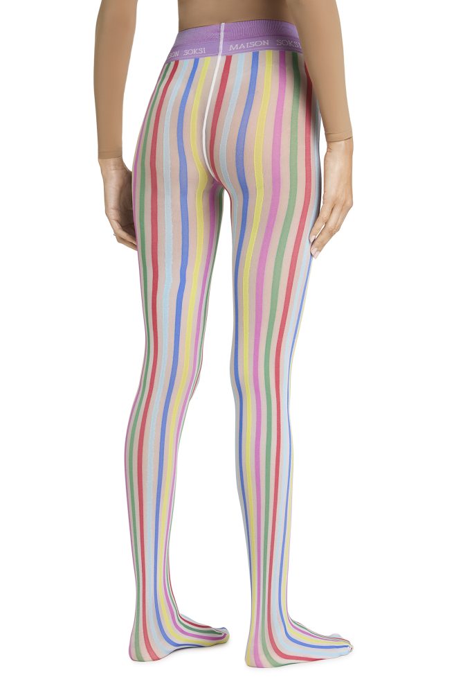 Interloper – Multicolour, White Tights