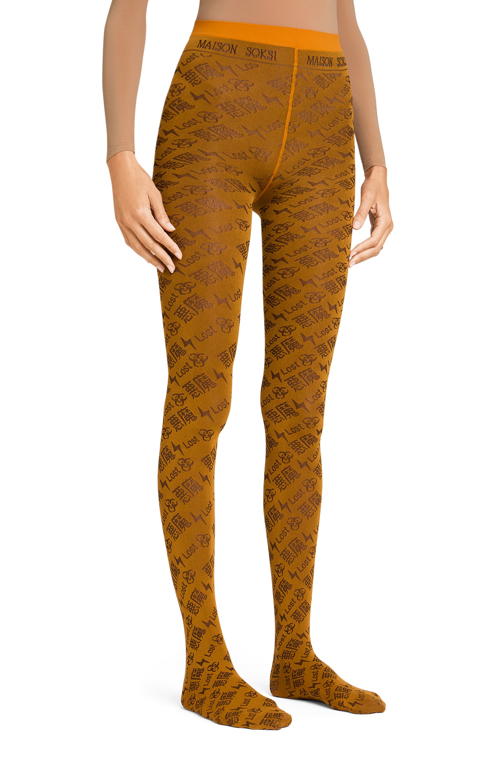 Lost – Bronze Orange Tights