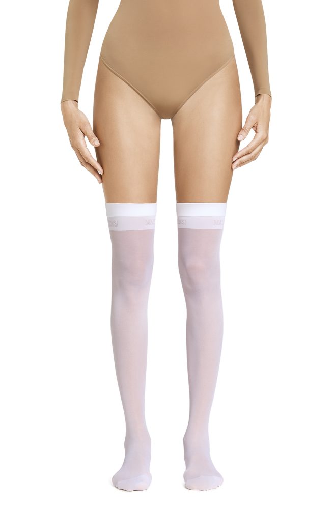 MS Over Knee-Highs – Optic White Socks