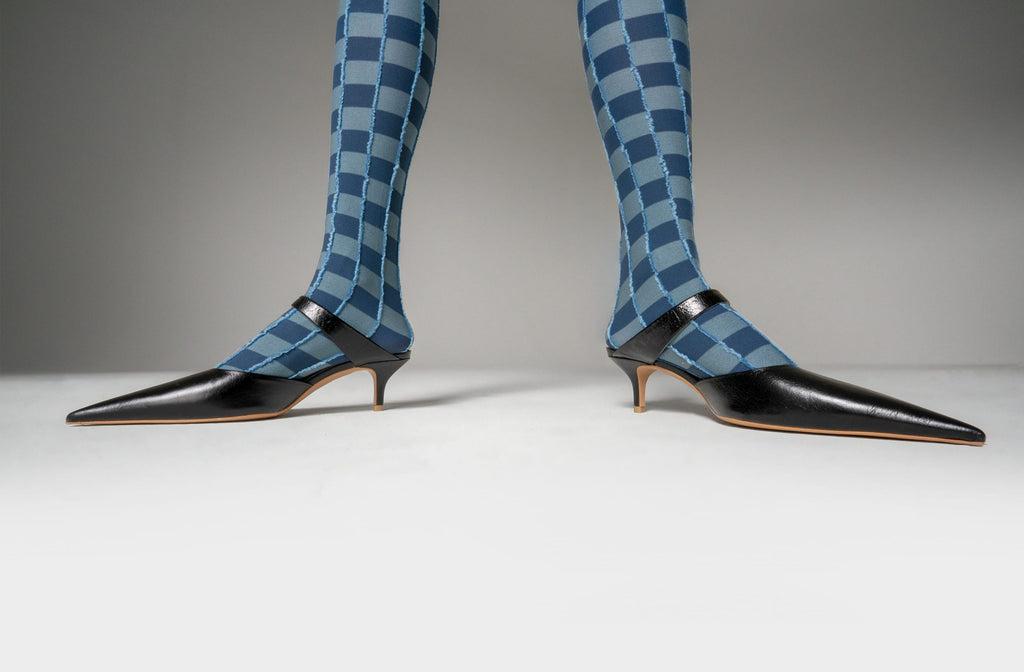 Alienation – Grey, Blue Tights