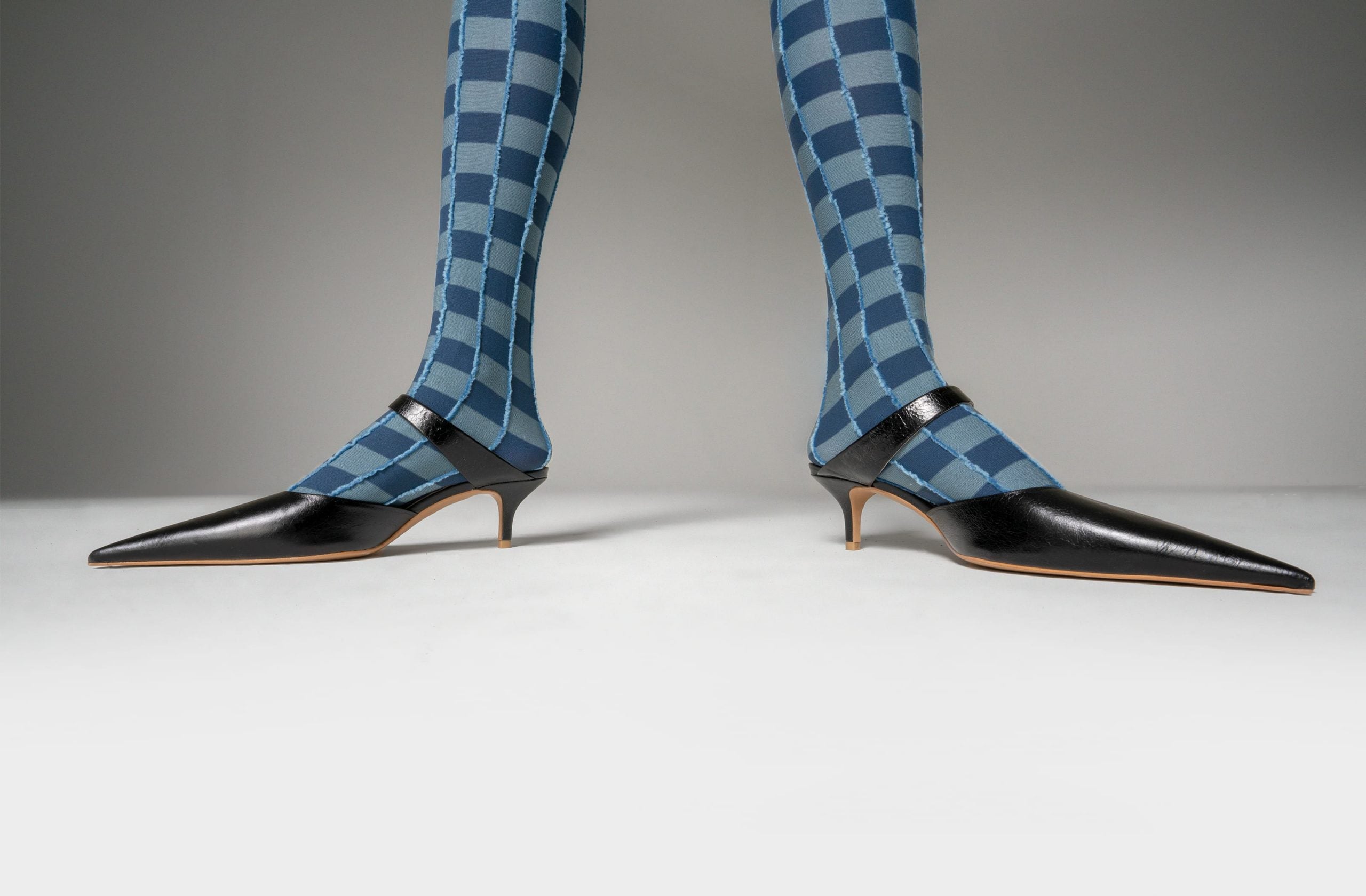 Alienation – Grey, Blue Tights