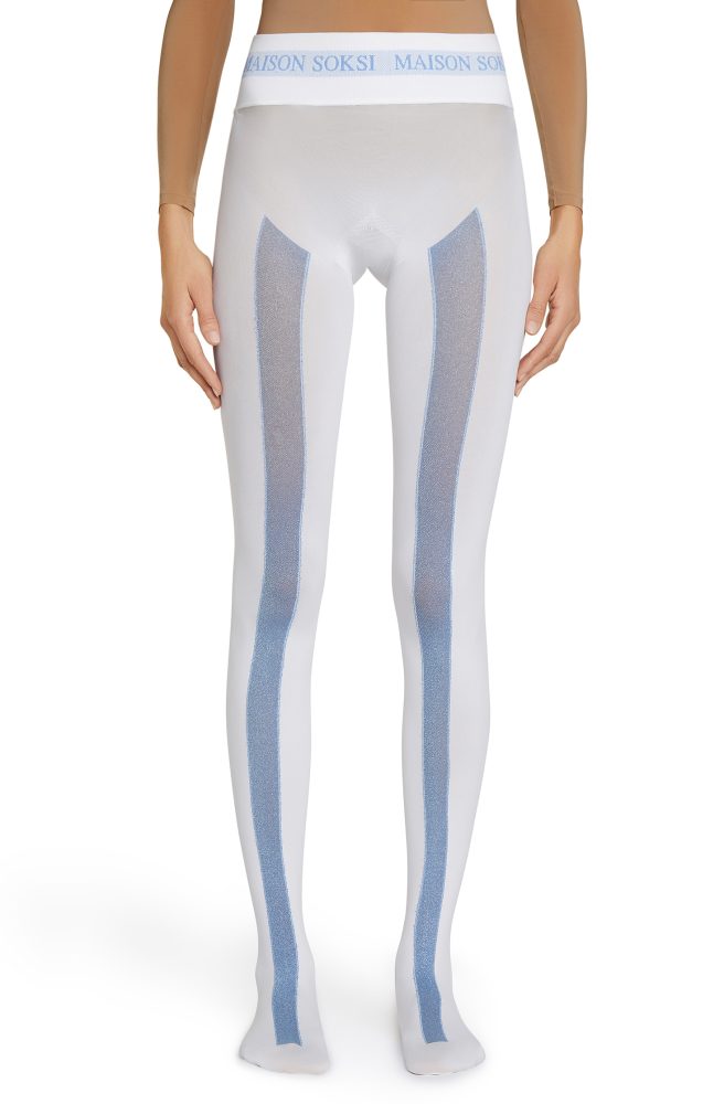 Rinzen – Light Blue, White Tights
