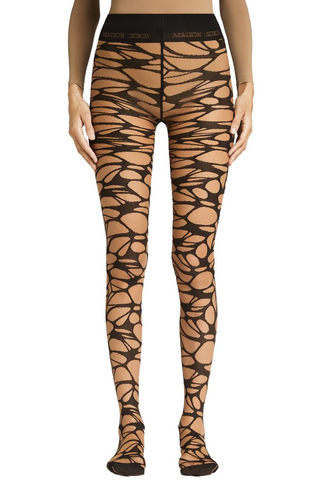 Nancy Spungen – Black, Nude Tights