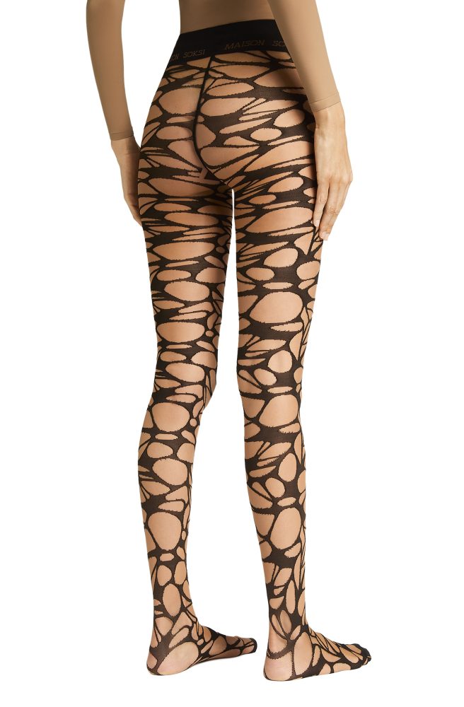 Nancy Spungen – Black, Nude Tights