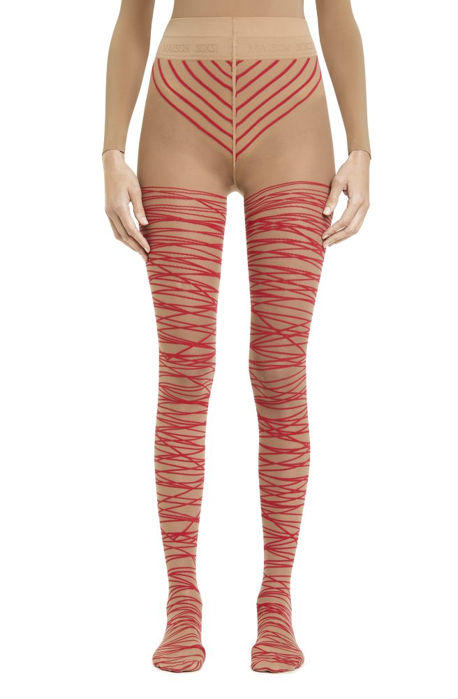 Neuromancer – Brown, Red Tights