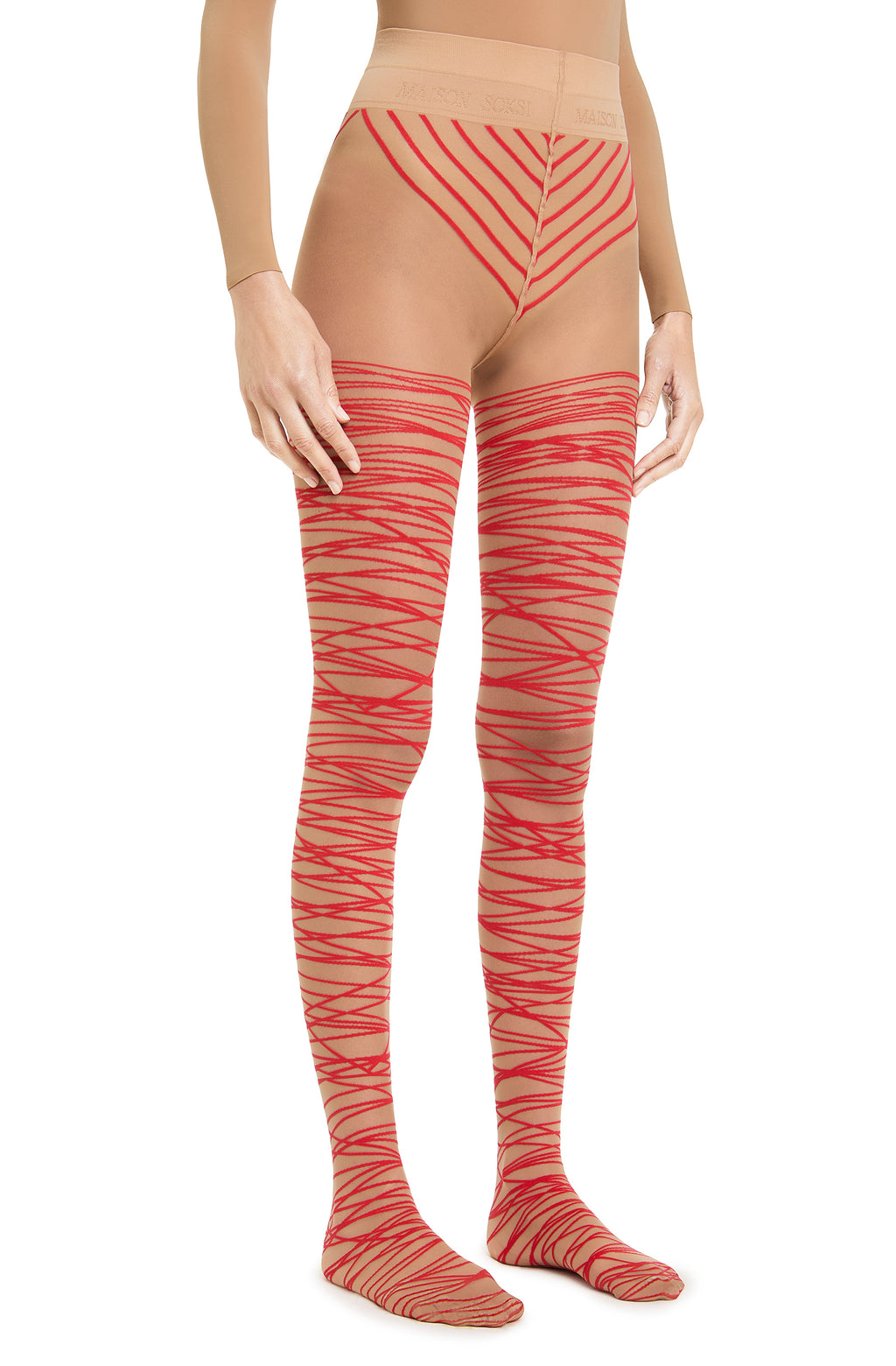 Neuromancer – Brown, Red Tights