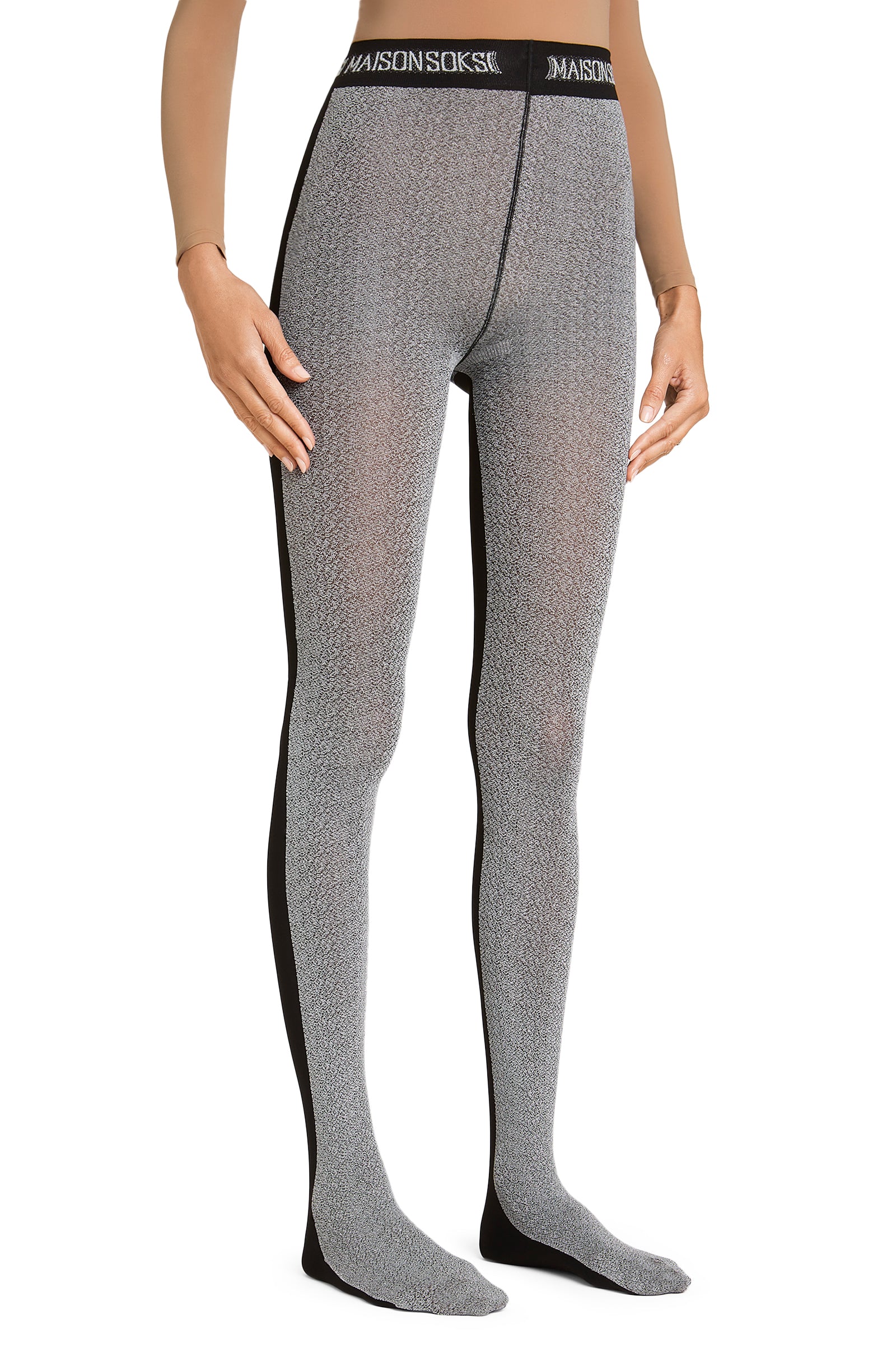 No Soul – Silver, Black Tights