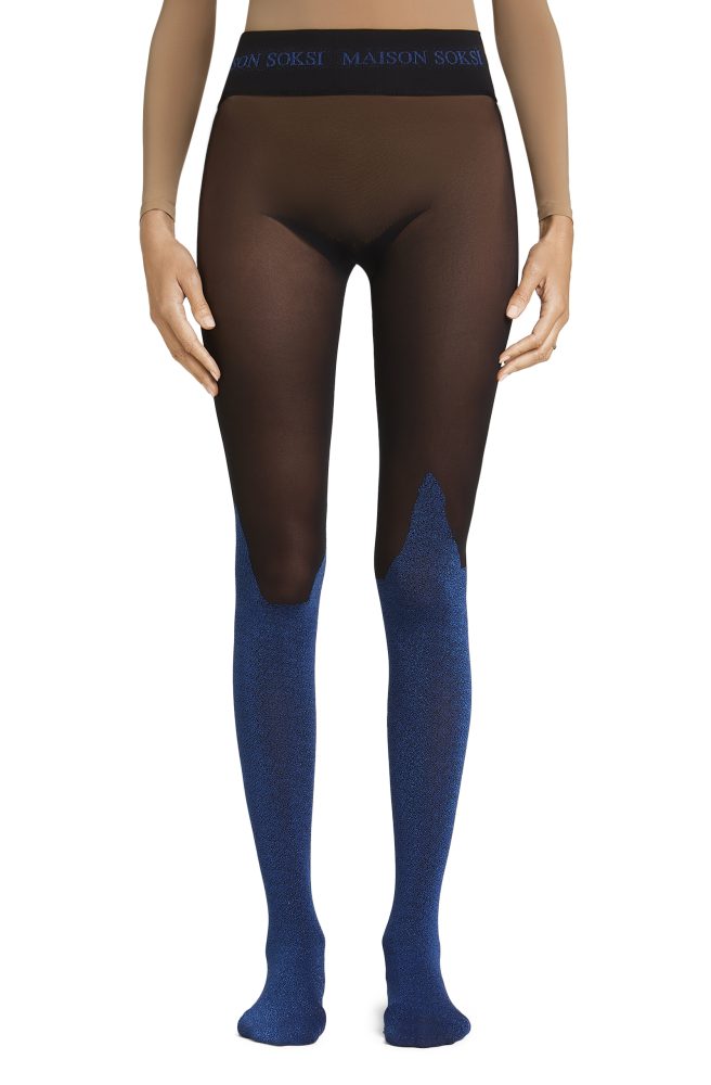 Omen – Blue, Black Tights