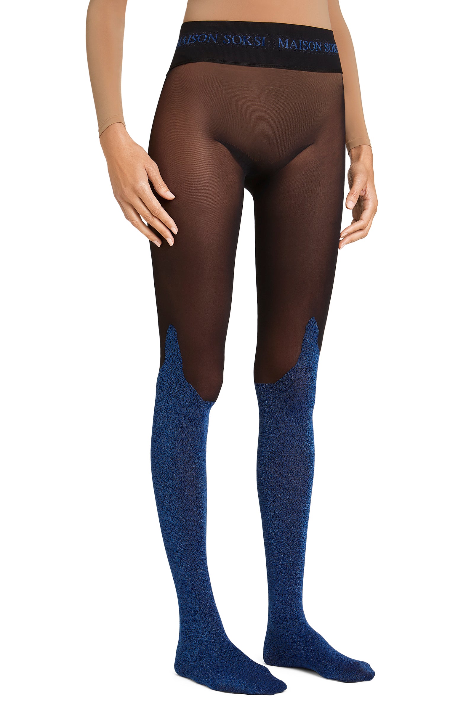 Omen – Blue, Black Tights
