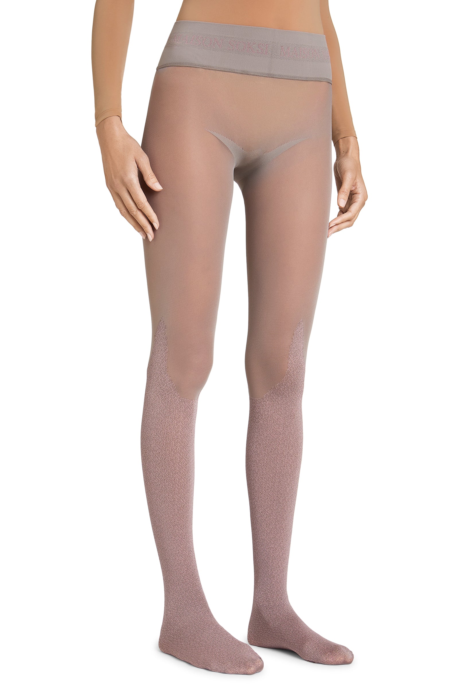 Omen – Bronze, Grey Tights