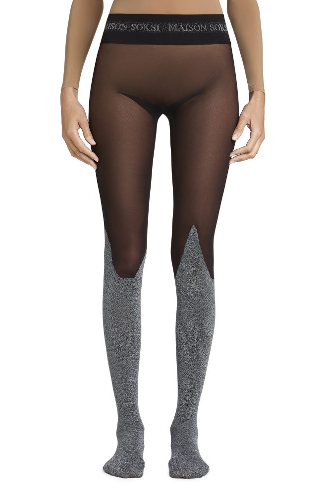 Omen – Silver, Black Tights