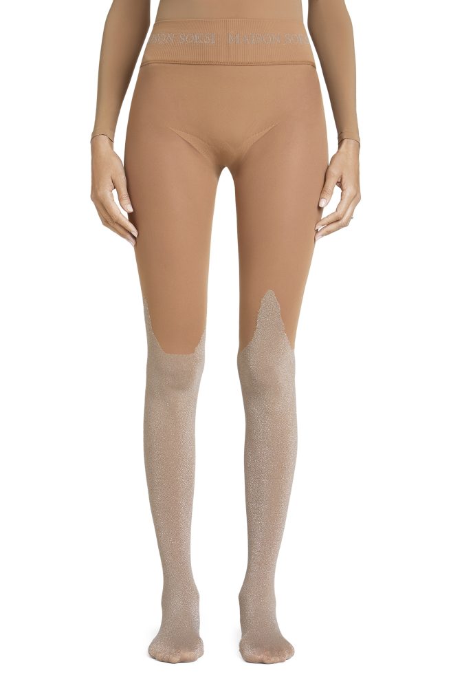 Omen – Silver, Naturel Tights