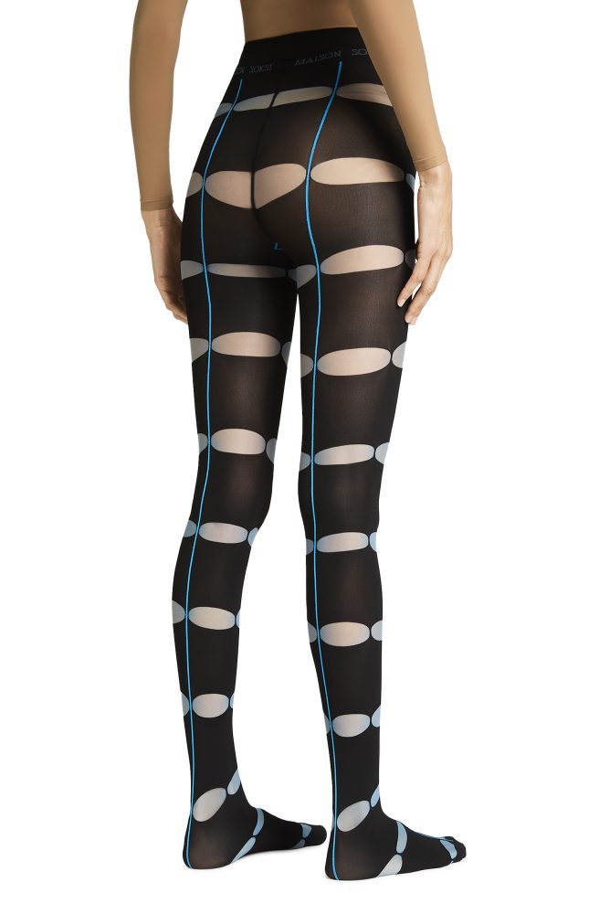 Party Girl – Black, Nautical, Blue Tights