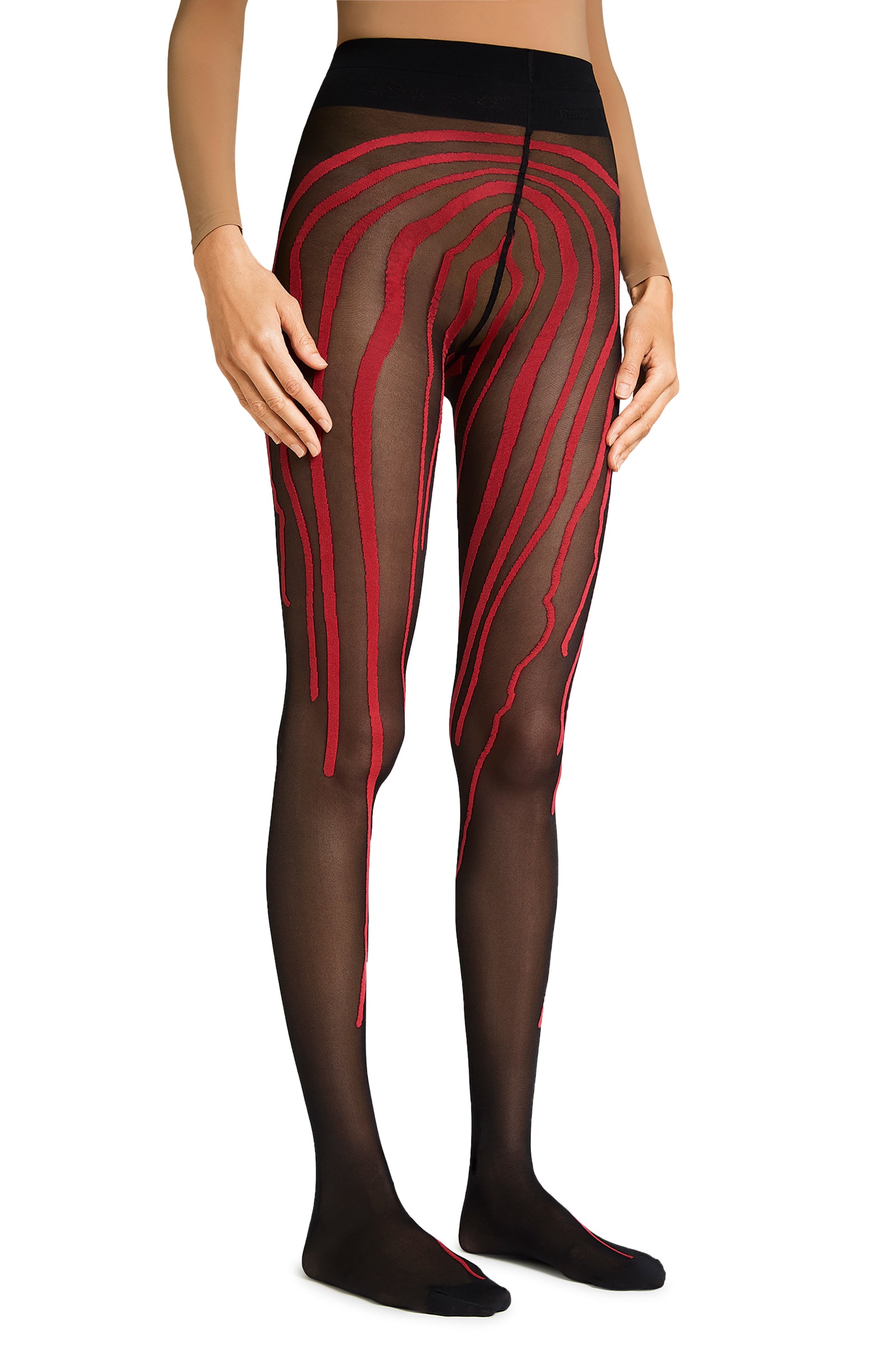 Psytrance – Black, Red Tights