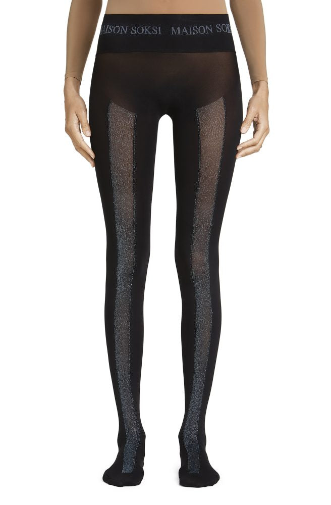 Rinzen – Light Blue, Black Tights