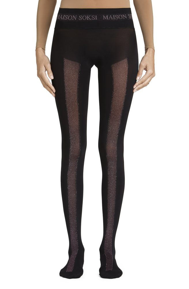 Rinzen – Pink, Black Tights