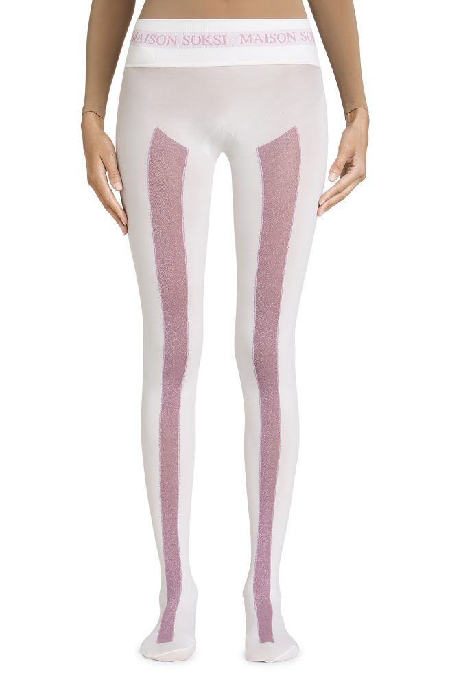 Rinzen – Pink, White Tights