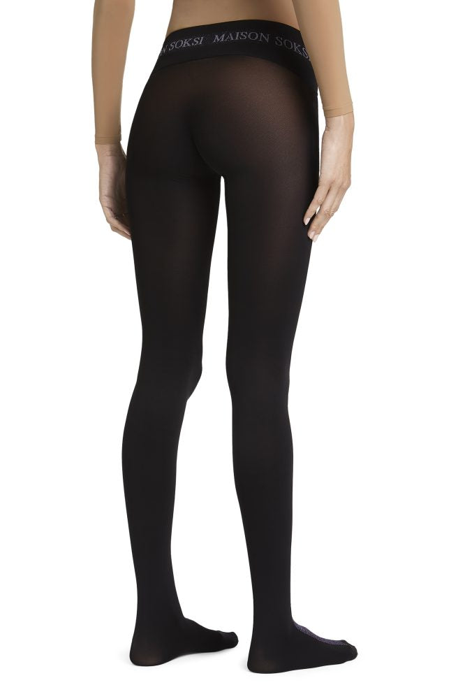 Rinzen – Purple, Black Tights