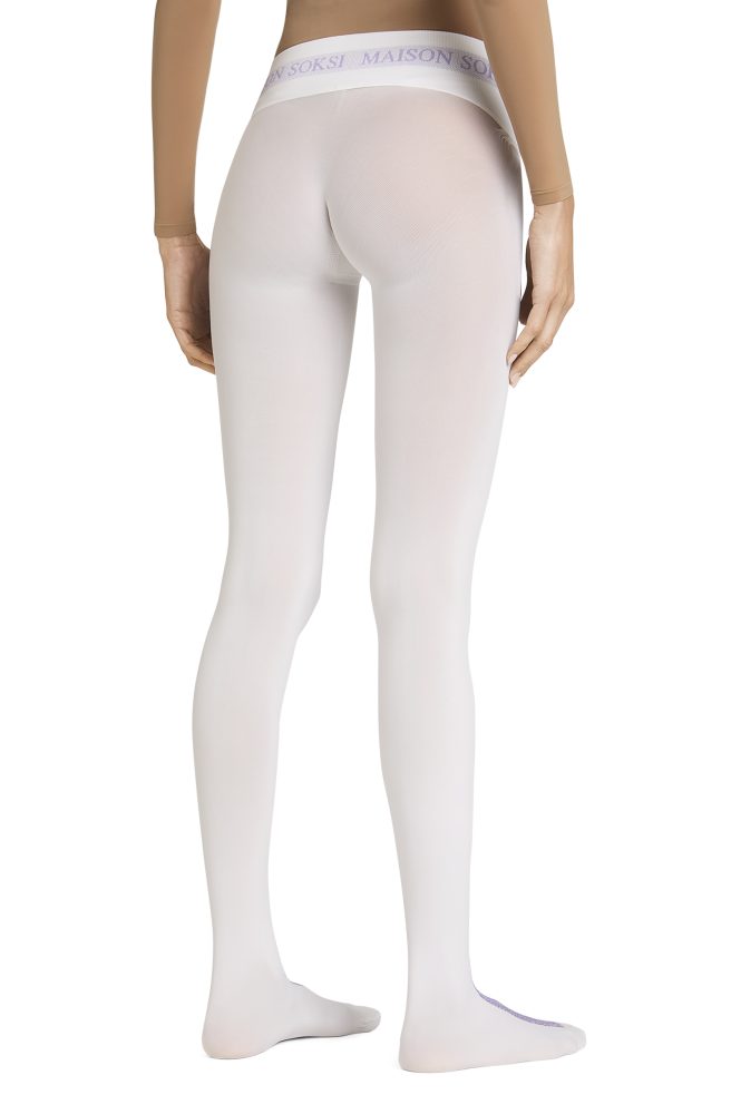 Rinzen – Purple, White Tights