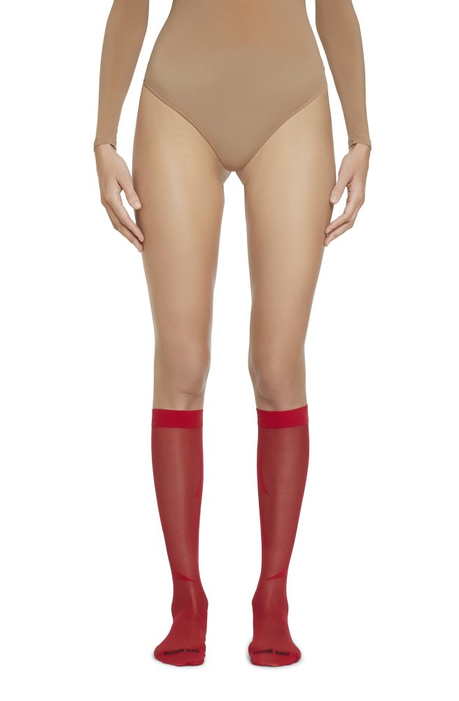 Shapu Knee-Highs – Red Socks