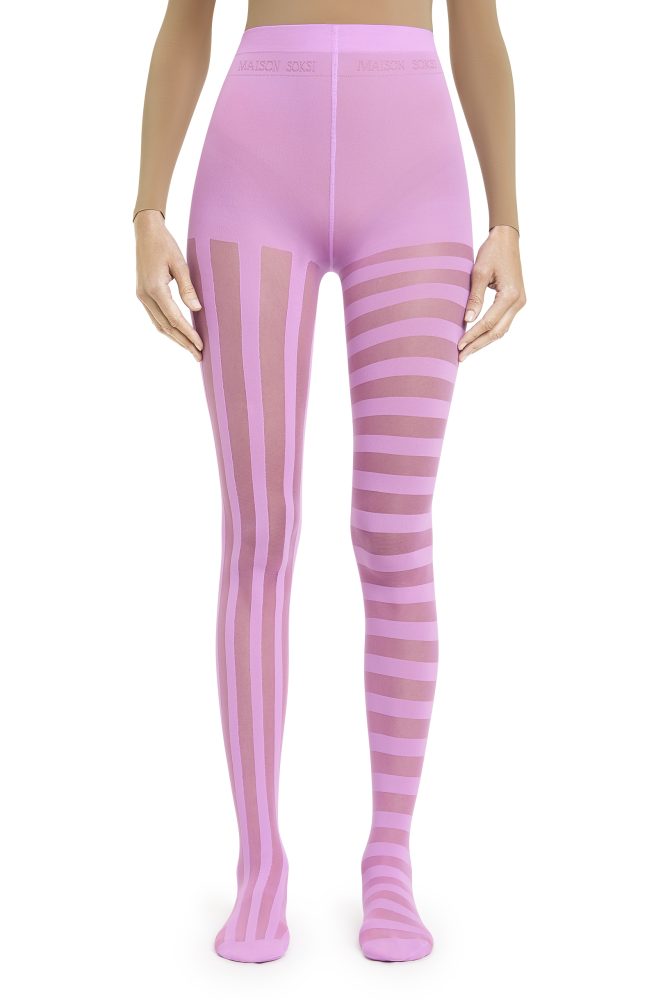 Stripes – Purple Fluo Tights