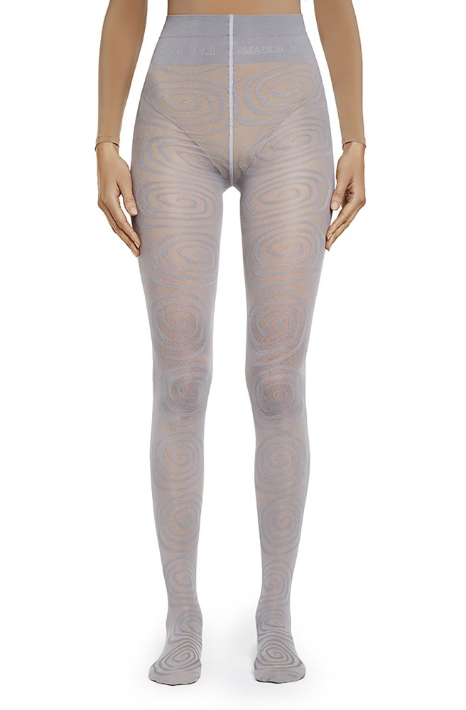 Super Wormhole – Light Grey Tights